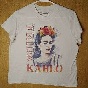 Frida Kahlo Graphic By Jerry Leigh T-Shirt XL